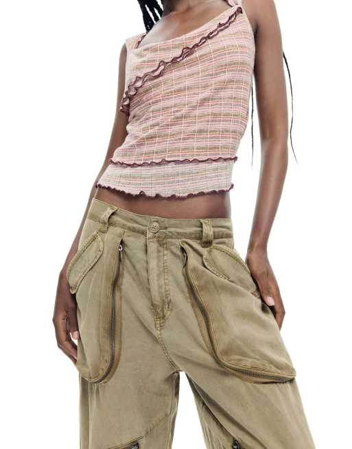Desigual Cargo-Hose in Sand, 3 von 4