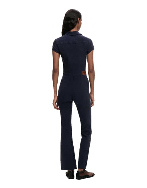 Desigual - Combinaison longue à fermeture éclair - Bleu, 2 de 4