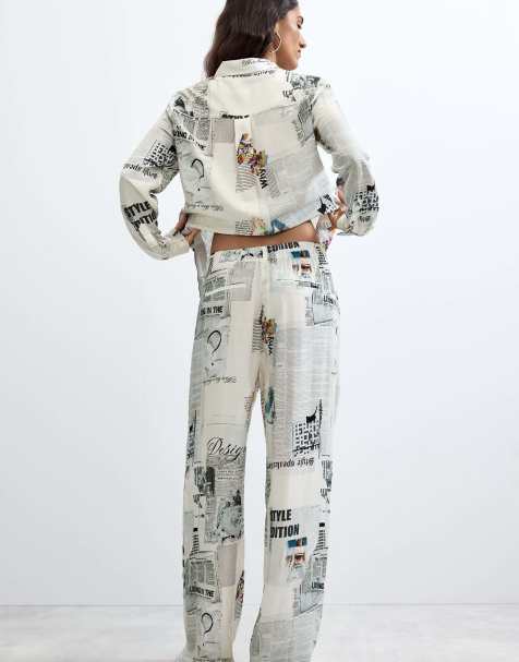 Desigual - Ensemble à imprimé - Blanc - view 1