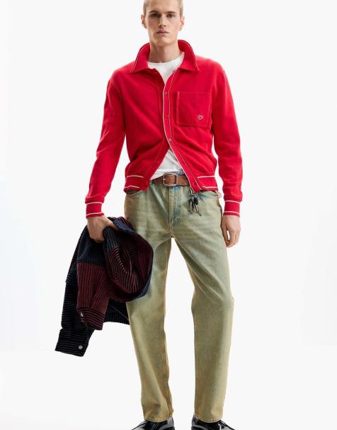 Desigual - Fine - Jersey rojo con botones - view 1