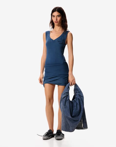 Desigual Fitted dress masha popova in blue - view 1