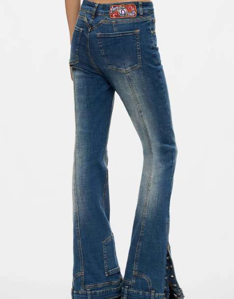 Desigual Flare jeans in blue - view 1