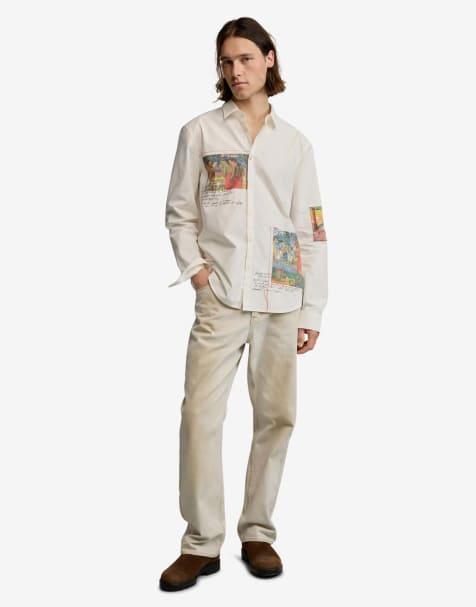 Desigual - Gaugin - Camicia bianca con stampa - view 1