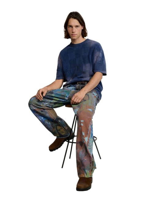 Desigual Gaugin pantalon en denim bleu, 3 de 4