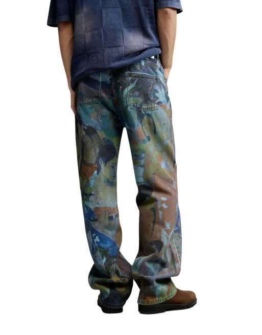 Desigual Gaugin pantalones vaqueros azules, 2 de 4
