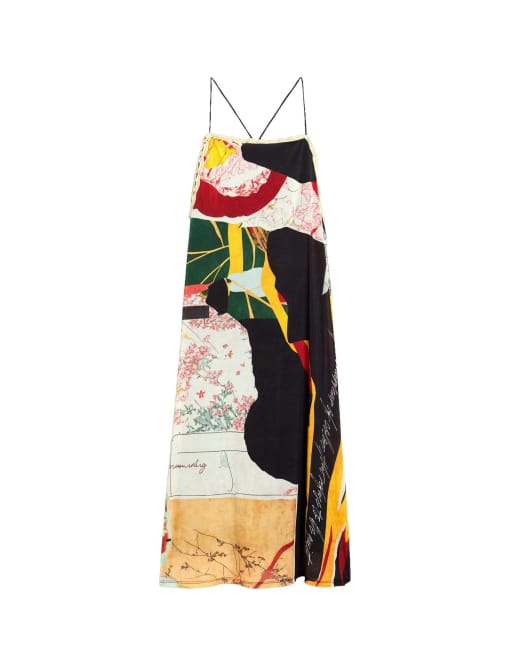Desigual - Gebreide jurk met bandjes in zwart, 2 van 4