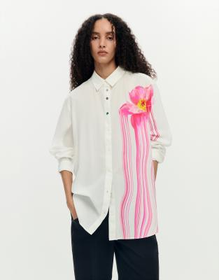 Gloss - Chemise à fleurs - Blanc L