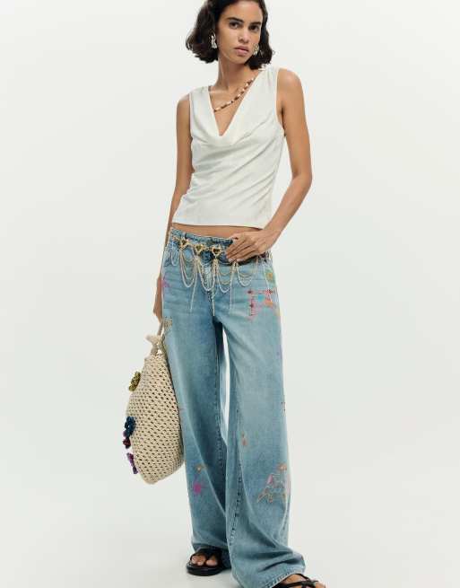 Desigual Golden chain belt in gold-coloured, 4 of 4