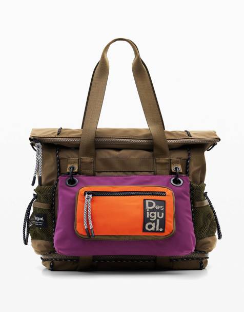 Desigual – Großer Voyager-Rucksack in Grün mit vielseitigen Tragemöglichkeiten - view 1