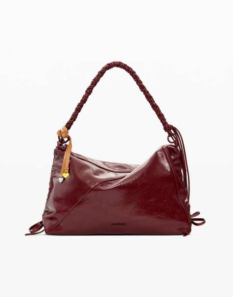 Desigual - Grote tas van imitatieleer in rood - view 1