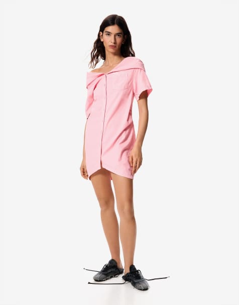 Desigual Hooded dress masha popova in pink - view 1