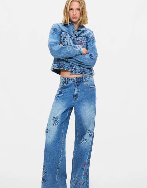 Desigual - Jean - Bleu - view 1