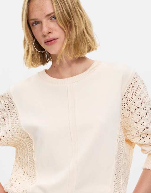 Desigual jersey 100 % algodón en blanco, 4 de 4
