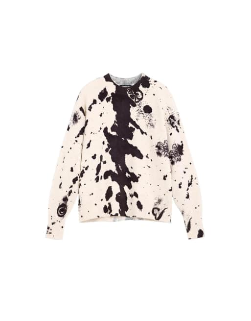 Desigual jersey con estampado animal en beige, 2 de 4