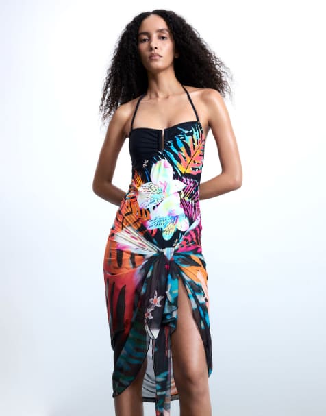 Desigual - Jungle - Pareo negro - view 1