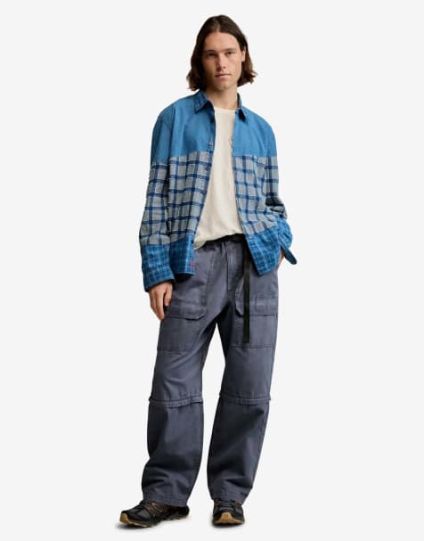 Desigual - Lange broek van katoen in grijs - view 1