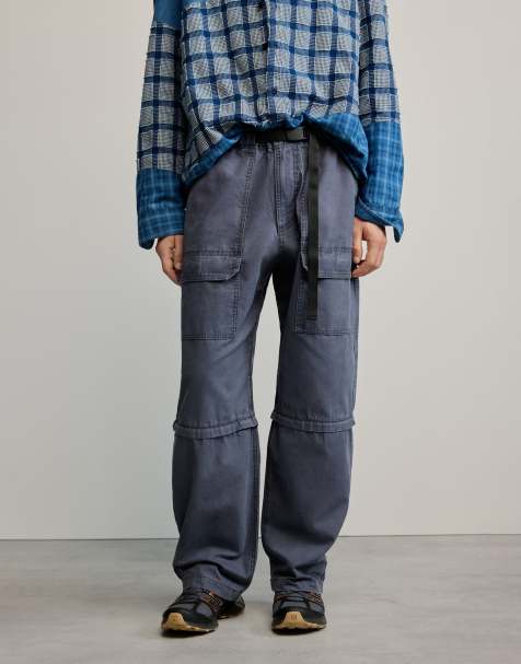 Desigual Long cotton trousers in gray