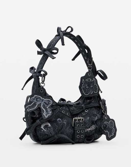 Desigual - María Escoté - Bolso gris estilo años 2000, 3 de 4