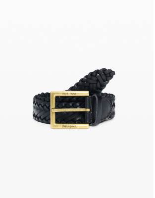 Masha Popova - Ceinture en cuir tressé - Noir W36