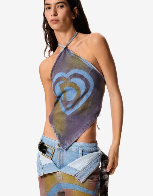 Desigual – Masha Popova – Denim-Bluse in Blau, 3 von 4
