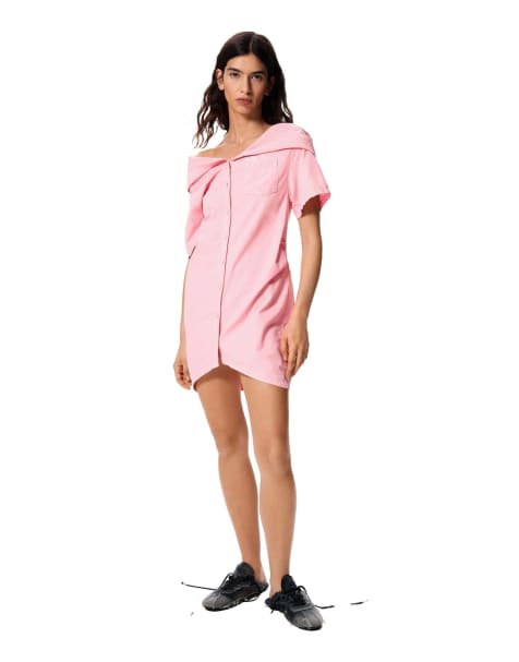 Desigual - Masha Popova - Robe à capuche - Rose - view 1