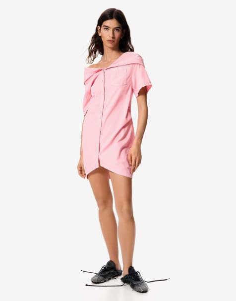 Desigual - Masha Popova - Vestido rosa con capucha - view 1