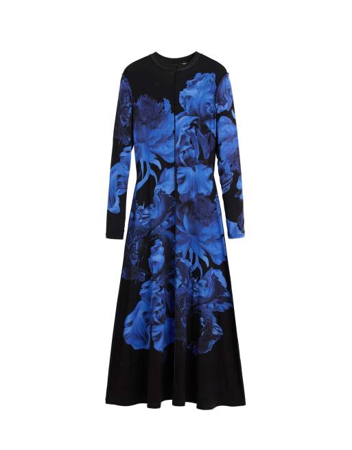 Desigual Maxi floral dress m. c. lacroix in blue, 4 of 4