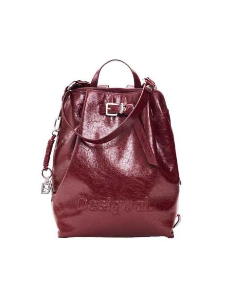 Desigual Medium backpack in burgundy - view 1