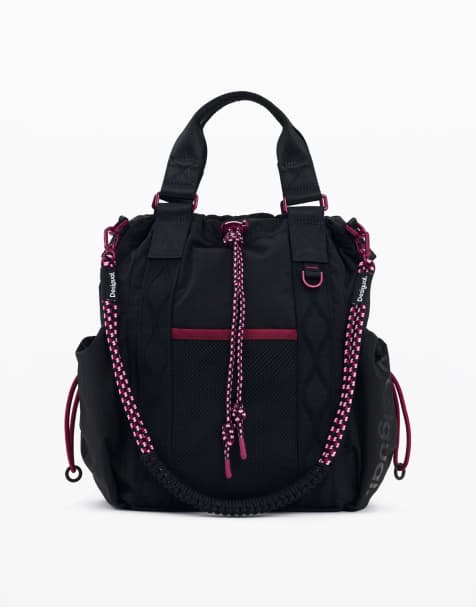 Desigual Medium black backpack in black - view 1