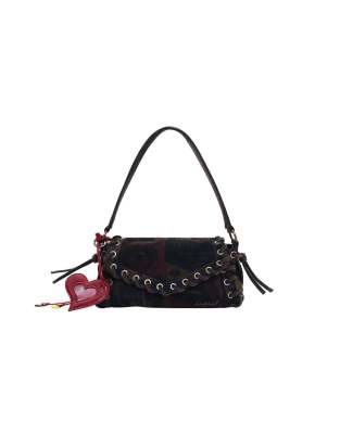 Desigual - Medium - Sac à main à motif graffiti - Noir-multicolore