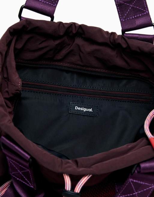Desigual Medium voyager backpack in red, 4 of 4
