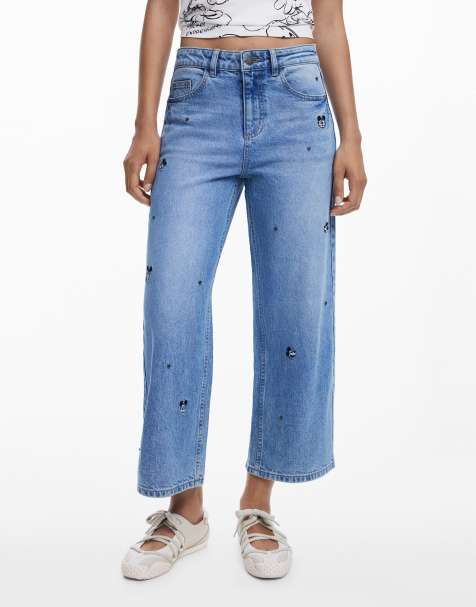 Desigual – Mickey™ – Hosenrock-Jeans in Blau - view 1