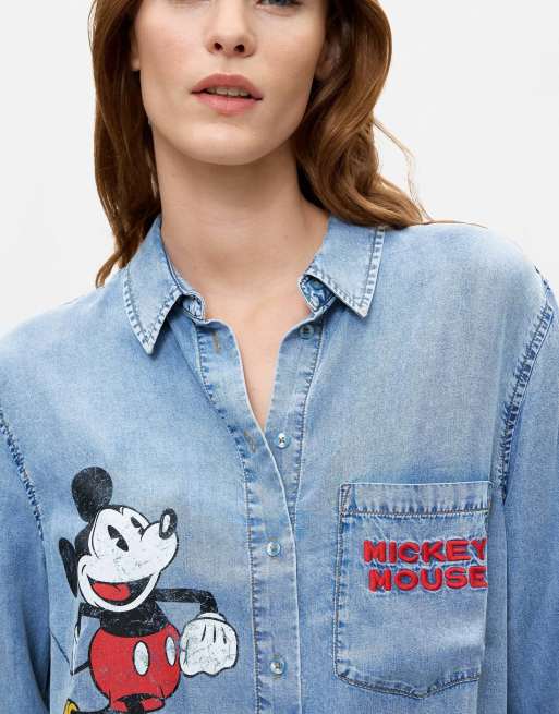 Desigual Mickey™ shirt in blue, 3 of 3