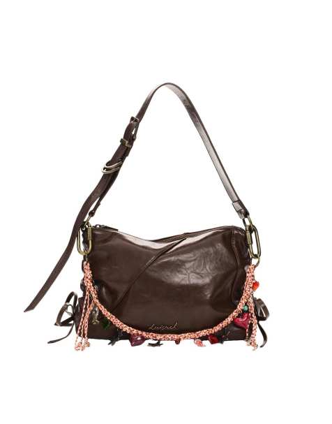 Desigual middelgrote crossbodytas in bruin - view 1
