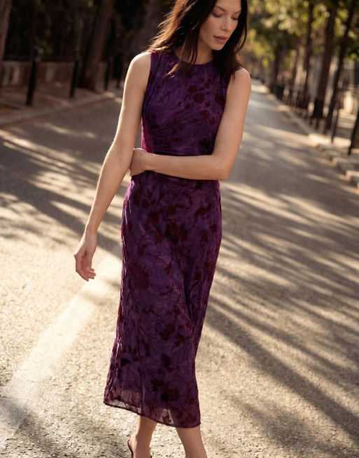 desigual purple dress Desigual Long Sleeve Maxi Dress in Black at Nordstrom, Size X-Small