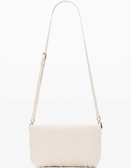 Desigual – Mittelgroße Tasche in Cremeweiß mit Prägung, 2 von 4