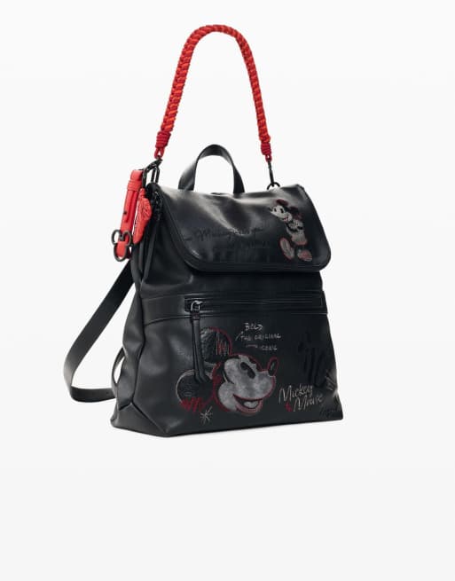 Desigual mittelgroßer Mickey™-Rucksack in Schwarz, 3 von 4