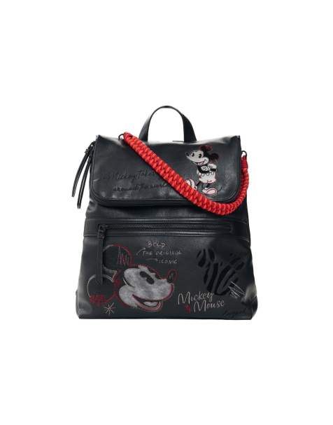 Desigual mochila mediana Mickey™ en negro - view 1