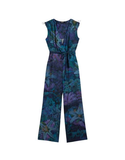 Desigual - Mono largo azul Night Garden, 4 de 4