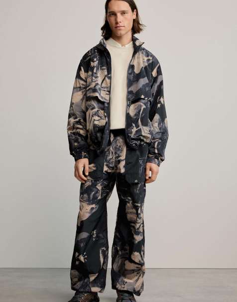 Desigual pantalon long imprimé noir - view 1