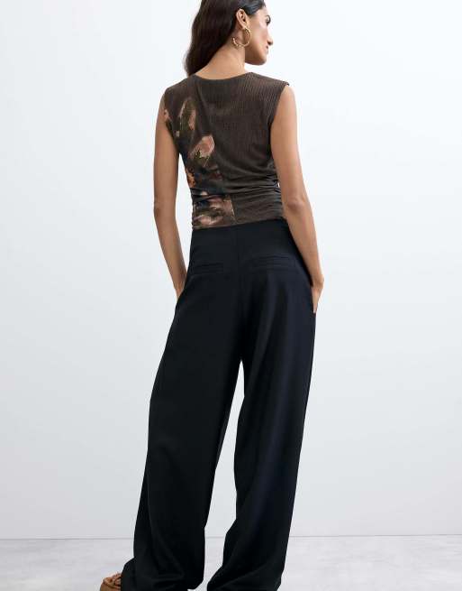 Desigual pantalon long plissé noir, 2 de 4