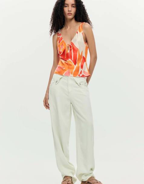 Desigual - Petal - Blouse à bretelles - Blanc - view 1