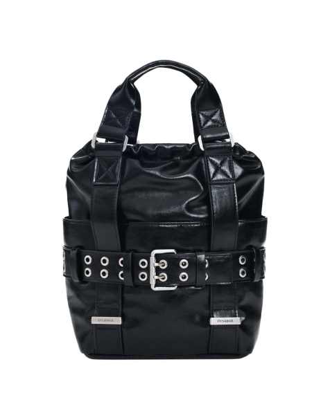 Desigual - Petit sac à dos avec boucle - Noir - view 1