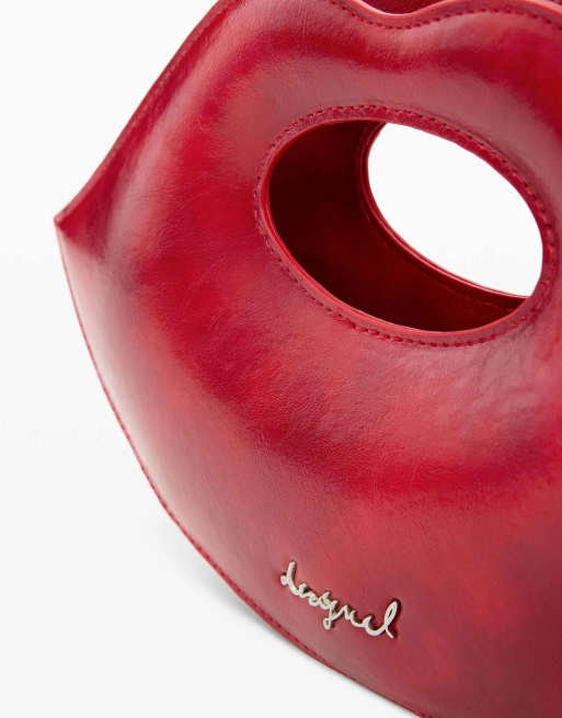 Desigual - Petit sac en forme de lèvres - Rouge, 4 de 4