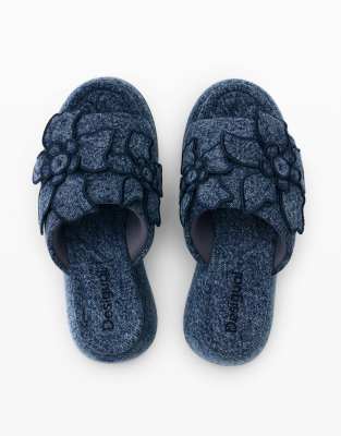  Platform denim sandal 