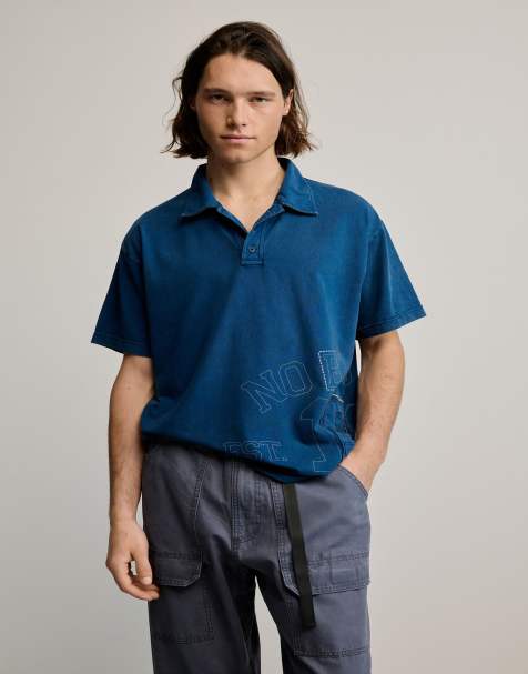 Desigual - Polo blu con dettaglio - view 1