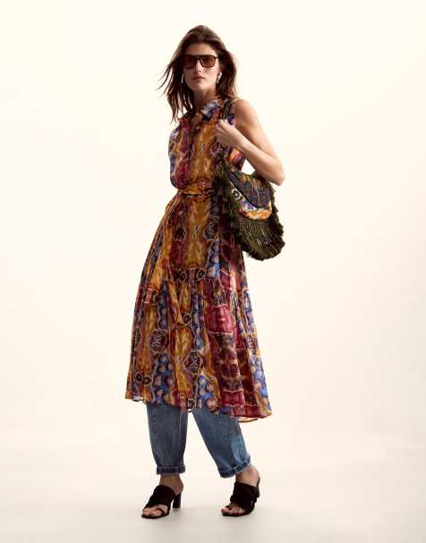 Desigual printed dress designed by mr. christian lacroix - view 1