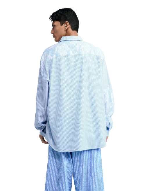 Desigual Printed floral shirt in blue, 2 of 4
