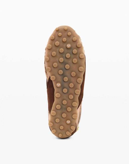 Desigual - Retro sportsneakers in bruin, 3 van 4