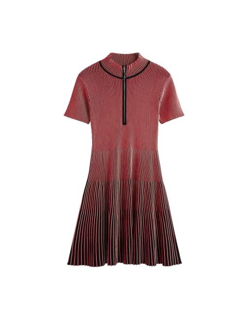 Desigual robe courte irisée rouge, 4 de 4